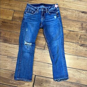 Silver Elyse  Jean Capris